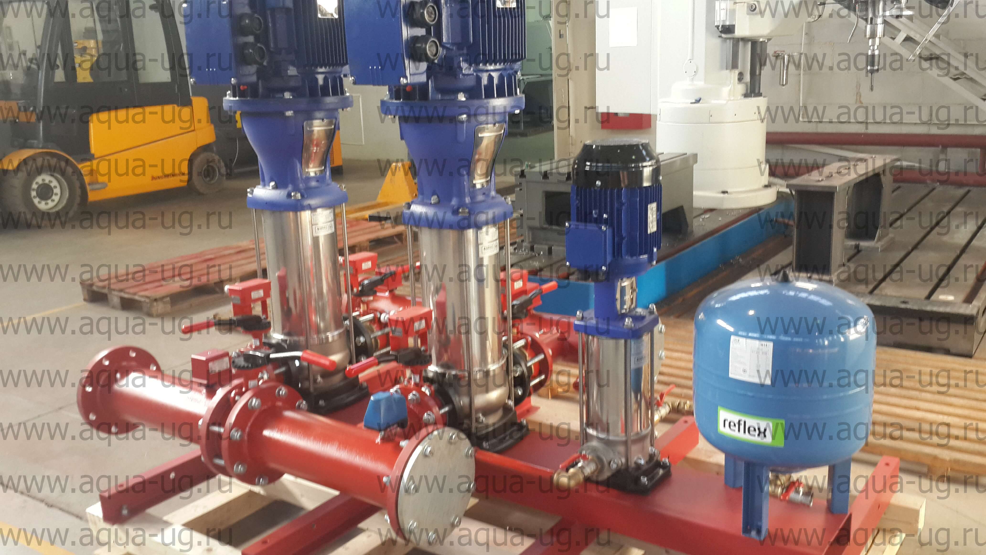 Насосные станции повышения давления и пожаротушения